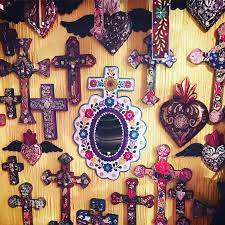 雑貨 インテリア クロスアート メキシコのアート メキシコの民芸アート