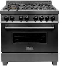 We decided to test and review some of the best electric ranges on the market. Zline Rab36 36 Inch Black Stainless Steel Dual Fuel Freestanding Range In Black Stainless Steel Appliances Connection