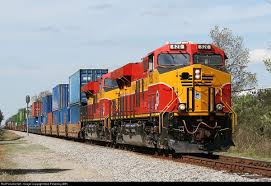 Fec 816 Florida East Coast Railroad Fec Ge Es44ac At Bunnell Florida By Bob Pickering Bp Florida East Coast Railroad Photography East Coast