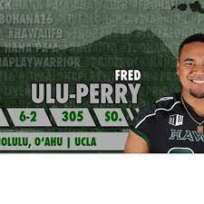2016 Hawaii Football Recruiting Fred Ulu Perry Jr Returns Home To Hawaii Mountain West Connection
