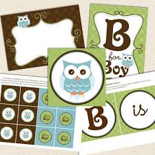 See more ideas about owl baby shower, owl party supplies, owl party. Gender Neutral Owl Printable Baby Shower Decorations Lil Sprout Greetings