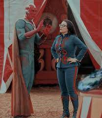 Wandavision star kat dennings discusses her 'unexpected' mcu return. Kat Dennings And Paul Bettany As Darcy Lewis And Vision In Wandavision Episode 7 In 2021 Marvel Heroines Scarlet Witch Marvel Shuri Marvel