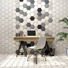 Textured wall tile has also been around for years; 5 Home Office Design Ideas For An Inspirational Work Space