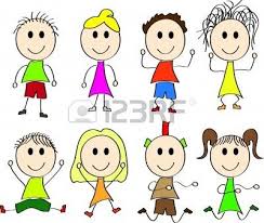 Vector Illustration Of Happy Kids Illustrazione Vettoriale Illustrazione Bambini