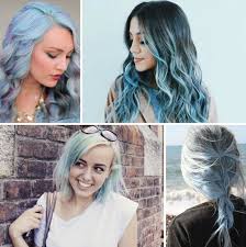 Pastell Blaue Haare Fur Den Urlaub Im Sommer Haarfarben Haare Pastell Farben Trend Haarfarben