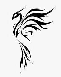 Phoenix Tribal Style Tatuajes Al Azar Tatuajes De Aves Plantillas De Tatuajes