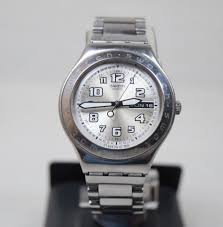 Vintage Collectible Military Swatch Irony Wristwatch Watch Ag 1999 Working