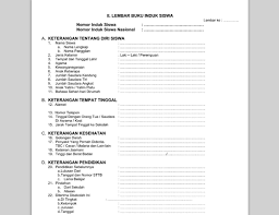 Contoh surat edaran sekolah untuk wali murid. Contoh Format Buku Induk Siswa Lengkap Untuk Tk Sd Mi Smp Sma Berkas Pendidikan