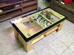 12 diy pallet coffee tables with instructions. Wood Pallet Coffee Table With Glass Top Pallet Wood Projects
