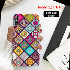 Tecno Spark Go Back Cover - Art Floral ...