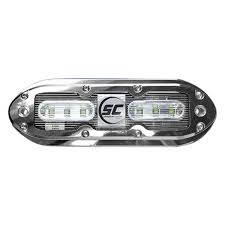 Shadow Caster Scm 6 Surface Mount Underwater Led Light With 20 Cable Boatid Com