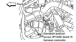 replace camshaft position sensor bank 2 on a 2004 nissan quest replace camshaft position sensor bank 2