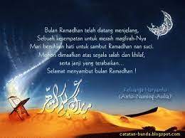 Ramadhan disebut bulan pengampunan, karena dapat mengampuni segala dosa yang telah lewat dikerjakan seseorang. Salam Perjuangan 3 Fasa Ramadhan