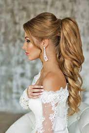 Outstanding Wedding Hairstyles For Ladies Hairstyles Ladies Outstanding Wedding Wedding Ponytail Tail Hairstyle Wedding Ponytail Hairstyles