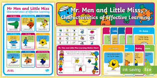 Mr Men And Little Miss Characteristics Of Effective Learning