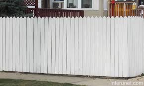 Wood Fence White Picture Interunet Wood Fence Fence Patio Decor