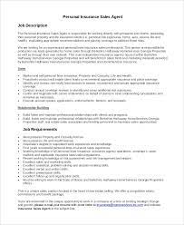 Insurance sales agents operate as independent brokers or work for insurance companies selling life, auto, home and related insurance coverage to consumers. Free 7 Sample Insurance Agent Job Description Templates In Pdf
