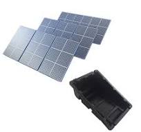 Flat Plastic Ballasted HDPE Plastic Solar Ballast Roof Mount