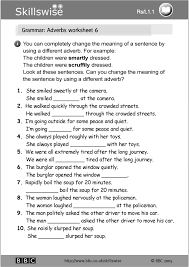 Today, yesterday, in the afternoon, . Adverbs Of Time Place And Manner Worksheets With Answers