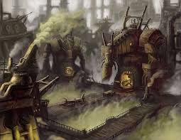Iron Ogre Factory Ogre Steampunk Art Art