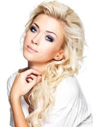 Has curly hair been your life trouble and did not know how to manage it? Free Photo Beautiful Blond Woman With Long Curly Hair And Style Makeup Girl Posing On White Space