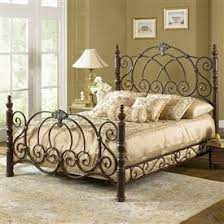 Strathmore Iron Bed Vintage Spice Finish Classic Scroll Work Luxurious Bedrooms Wrought Iron Beds Wrought Iron Bed