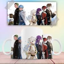 Кружка аниме Провожающая в последний путь Фрирен Sousou no Frieren 3, 330  мл, 1 шт