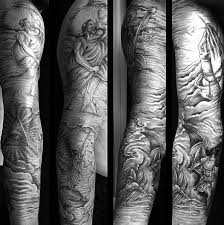 God tattoos warrior tattoos neue tattoos badass tattoos body art tattoos tattoos for guys tatoos gladiator tattoo sparta tattoo. Top 73 Religious Sleeve Tattoo Ideas 2021 Inspiration Guide