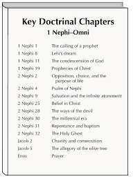 key doctrinal chapters 1 nephi omni book of mormon central