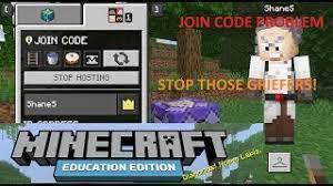 This will take you to a. Join Code Problem Stop Them Greifers Minecraft Education Edition Youtube