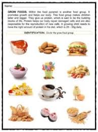 Please note that this packet has been updated as of 04/06/19 and reflects the updated canada's food guide. Food Pyramid Facts Worksheets Key Information For Kids