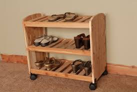 Corral that pile of shoes by the front door with a diy shoe rack plan that you can build yourself in just one or two afternoons. Deluxe Cedar Shoe Rack Shoe Rack Closet Wall Organizer Closet Organizer Kits