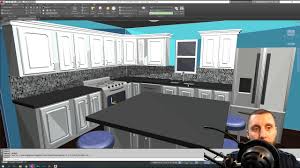 autocad 2020 3d kitchen and cabinet