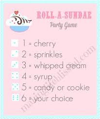Ice Cream Sundae Party Game Idea Making Life Blissful Ice Cream Sundae Party Ice Cream Party Games Sundae Party