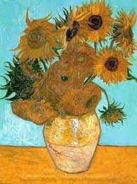 Alastair sooke shows how these masterpieces fifteen sunflowers erupt out of a simple earthenware pot against a blazing yellow background. Gogh Vincent Van Sunflowers 12 In A Vase Painting Reproductions Save 50 75 Free Shipping Artsheaven Com