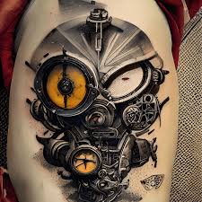 Style de tatouage Steampunk Graphic · Creative Fabrica