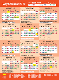 2020 Way Calendar Feng Shui Master Singapore Chinese Geomancy Way Feng Shui