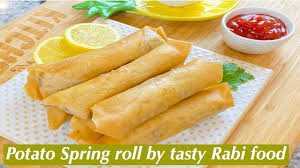 A popular deep fried appetizer / snack food or a kind of dim sum from the south east asian cuisine. Potato Spring Roll Ramadan Special Spring Roll Recipe In Urdu Hindi Trf Youtube Spring Rolls Recipes How To Make Potatoes