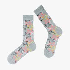 Chaussette coton majoritaire, motif pompier courage et dévouement. Chaussettes Etoile De Mer En Coton Chaussette Coton Fantaisie Homme Achile