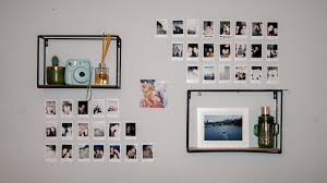 Buy now set of vintage botanical prints, $55. Bedroom Polaroid Display Hipster Room Decor Polaroid Wall Decor