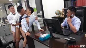 Office Boys 5Way HiroyaXXX Gay Porn Video | GayMobile.fr