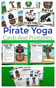 Pirate Themed Yoga And Printables Pink Oatmeal Shop Pirate Preschool Pirate Activities Preschool Pirate Theme