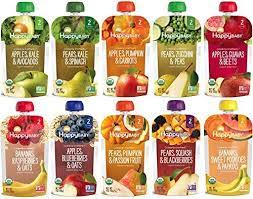 Happy Baby Clearly Crafted Stage 2 Organic Baby Food 10 Flavor Variety Sample Pricepulse
