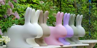 rabbit chair qeeboo corifeo pottery sculpture chair magic hat