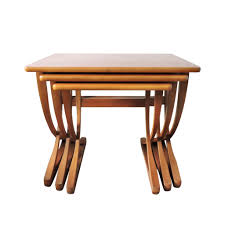 Casateak has a name for delivering these teak nesting coffee tables in natural finish are beautifully crafted, industrial look and well designed. Midcentury Teak Nesting Tables From Nathan 1970s Design Addict Coffee Side Tables