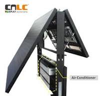 Smart City LCD Kiosk Outdoor Digital Signage With AC Cooling ...