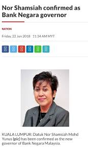 Datuk muhammad bin ibrahim, bakal gabenor bank negara yang baru menjelang 1 mei, menyertai bank negara sejak 1984, mempunyai pengalaman selama 32 tahun di bank pusat malaysia, dan menjawat jawatan timbalan gabenor sejak 2010.berikut ialah latar belakang pendidikan bakal gabenor bank negara malaysia yang baru. Gabenor Baru Bank Negara Malaysia Jeffry Azizi Jaafar Facebook