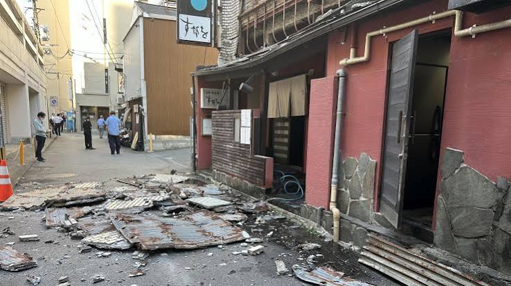 Japan: Magnitude 7.1 earthquake in Kyushu leaves several injured, damages buildings - BBC News