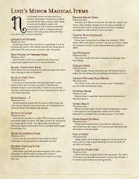 Want A Not That Important But Still Super Fun Magic Item To Give Your Party Or D D Dungeons And Dragons Dungeons And Dragons Homebrew Dungeons And Dragons 5e
