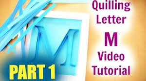 The complainant pens a problem and requests the concerned authorities to intervene and sort out the grievance and also. Letter M Paper Quilling Video Demonstration Part 1 Youtube